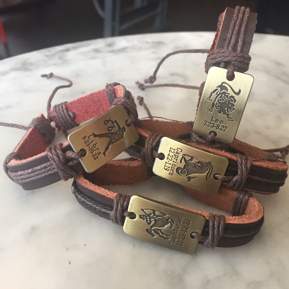 Star sign cute bracelets